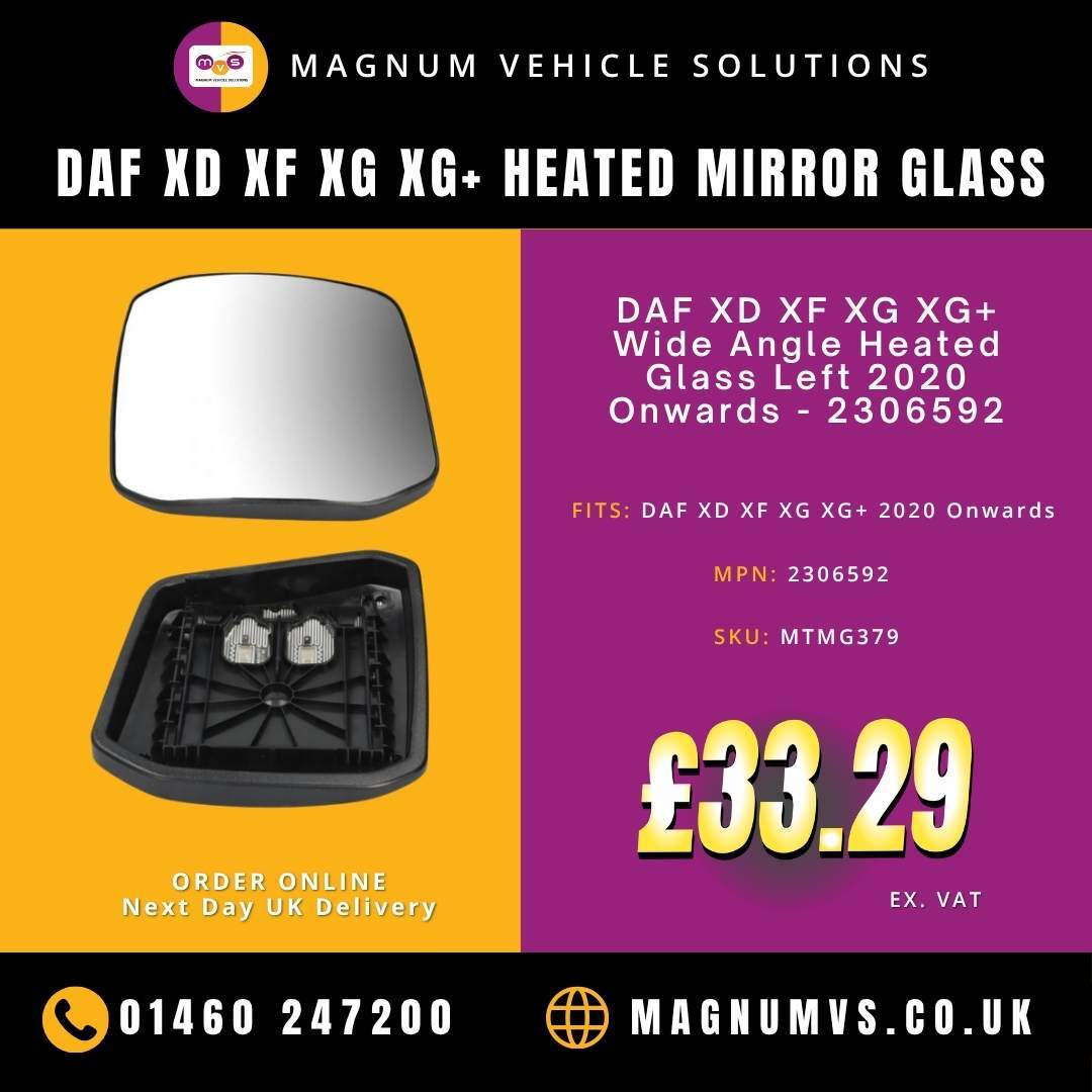 DAF Truck Heated Glass Mirror