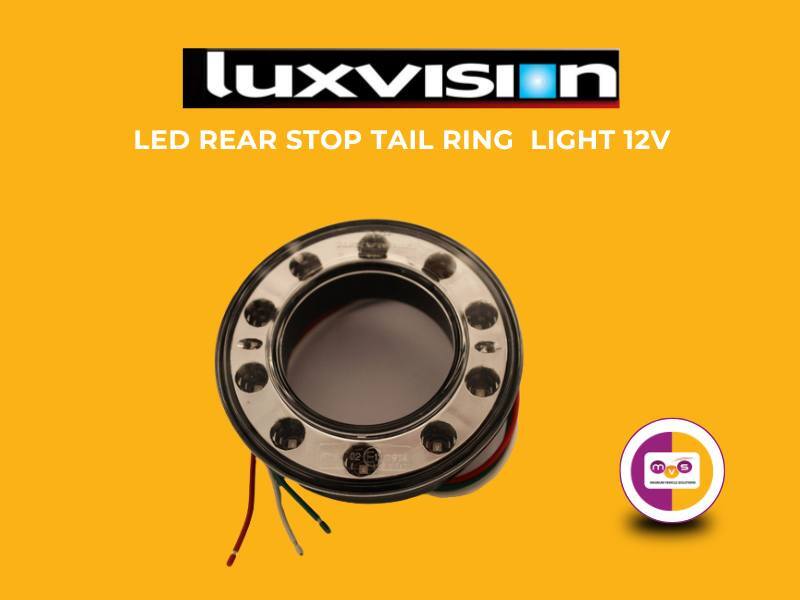 LED Rear Stop Tail Ring Light 12v